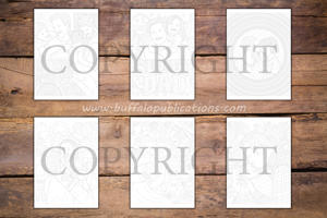 Father's Day Ink Tracing Coloring Book for Adults