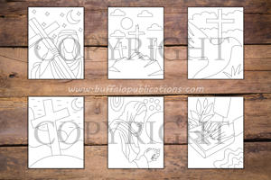 Minimalist Christianity Coloring Book
