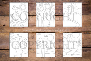 Minimalist Christianity Coloring Book