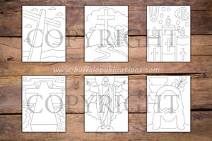 Minimalist Christianity Coloring Book