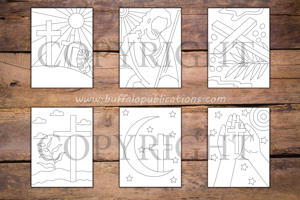 Minimalist Christianity Coloring Book