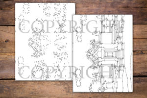 Dot to Dot Famous Temples for Adults