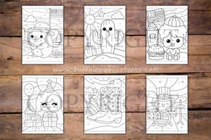 United States Color By Numbers Book for Kids