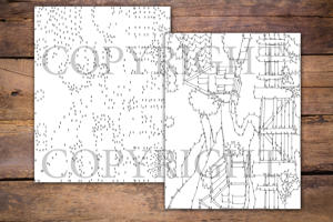 Dot to Dot Countryside Scenes for Adults