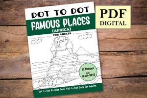 Dot to Dot Famous Places (Africa) for Adults