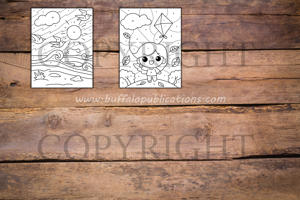 Landscapes Color By Numbers Book for Kids