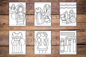 Fashion Big and Bold Coloring Book