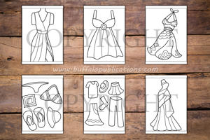 Fashion Big and Bold Coloring Book