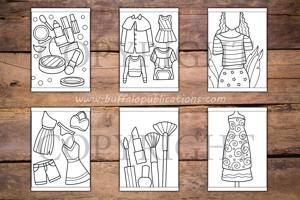 Fashion Big and Bold Coloring Book