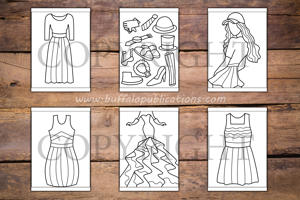 Fashion Big and Bold Coloring Book