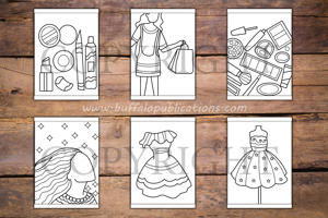 Fashion Big and Bold Coloring Book