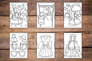 Fashion Big and Bold Coloring Book