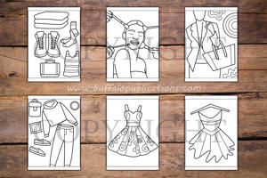 Fashion Big and Bold Coloring Book