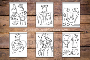 Fashion Big and Bold Coloring Book