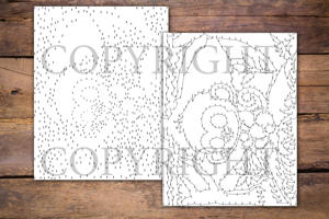 Dot to Dot Chibi Animals for Adults