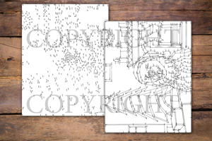 Dot to Dot Christmas Pets for Adults