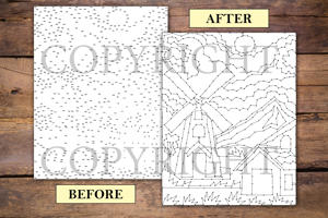 Dot to Dot Countryside Cottages for Adults