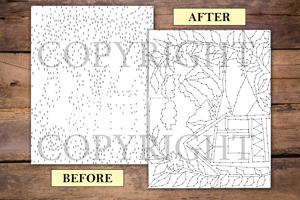 Dot to Dot Countryside Cottages for Adults