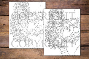 Dot to Dot Flower Girl for Adults