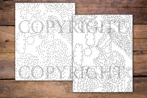 Dot to Dot Peacocks for Adults