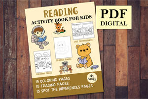 Reading Activity Book for Kids