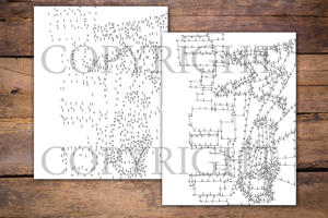 Dot to Dot City Life for Adults