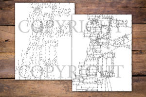 Dot to Dot City Life for Adults