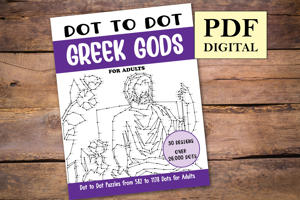 Dot to Dot Greek Gods for Adults