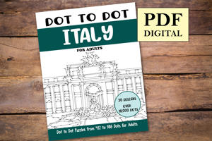 Dot to Dot Italy for Adults