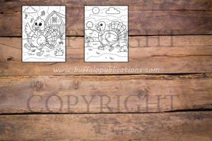 Farm Animals Color By Numbers Book for Kids