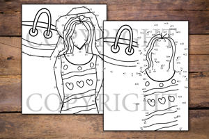 Fashion Dot to Dot for Kids