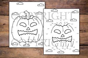 Halloween Dot to Dot for Kids