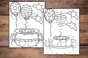 Halloween Dot to Dot for Kids