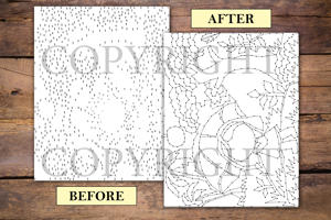 Dot to Dot Rainy Days for Adults