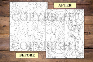 Dot to Dot Rainy Days for Adults