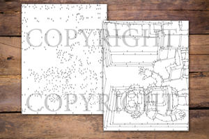 Dot to Dot Robots for Adults