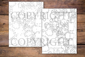 Dot to Dot Robots for Adults