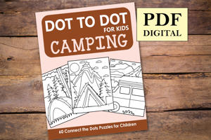 Camping Dot to Dot for Kids