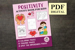 Positivity Activity Book for Kids
