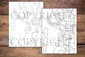 Dot to Dot Theme Parks for Adults