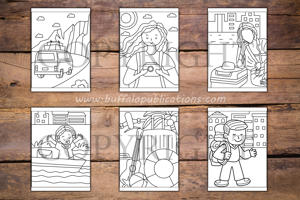 Vacations Big and Bold Coloring Book