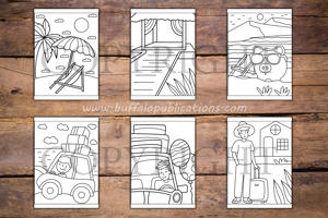 Vacations Big and Bold Coloring Book