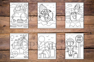 Vacations Big and Bold Coloring Book