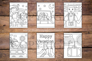 Vacations Big and Bold Coloring Book