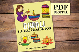 Diwali Big and Bold Coloring Book