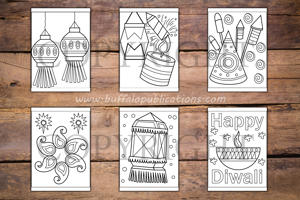Diwali Big and Bold Coloring Book