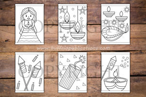 Diwali Big and Bold Coloring Book