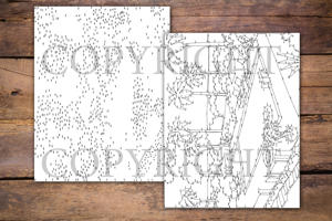 Dot to Dot Summer Season for Adults