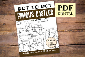 Dot to Dot Famous Castles for Adults