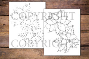 Dot to Dot Flowers for Adults